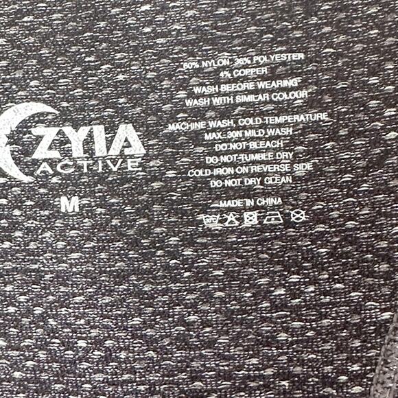 Zyia Active Gray Fog Copper Charged Racerback Tank, EUC, Size Medium - Picture 7 of 11